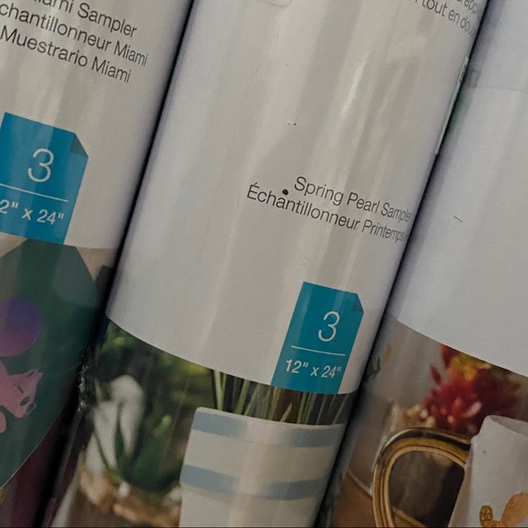 CRICUIT ✖️ BUNDLE - 3 Sampler Rolls, Variety Vinyl - Picture 7 of 8